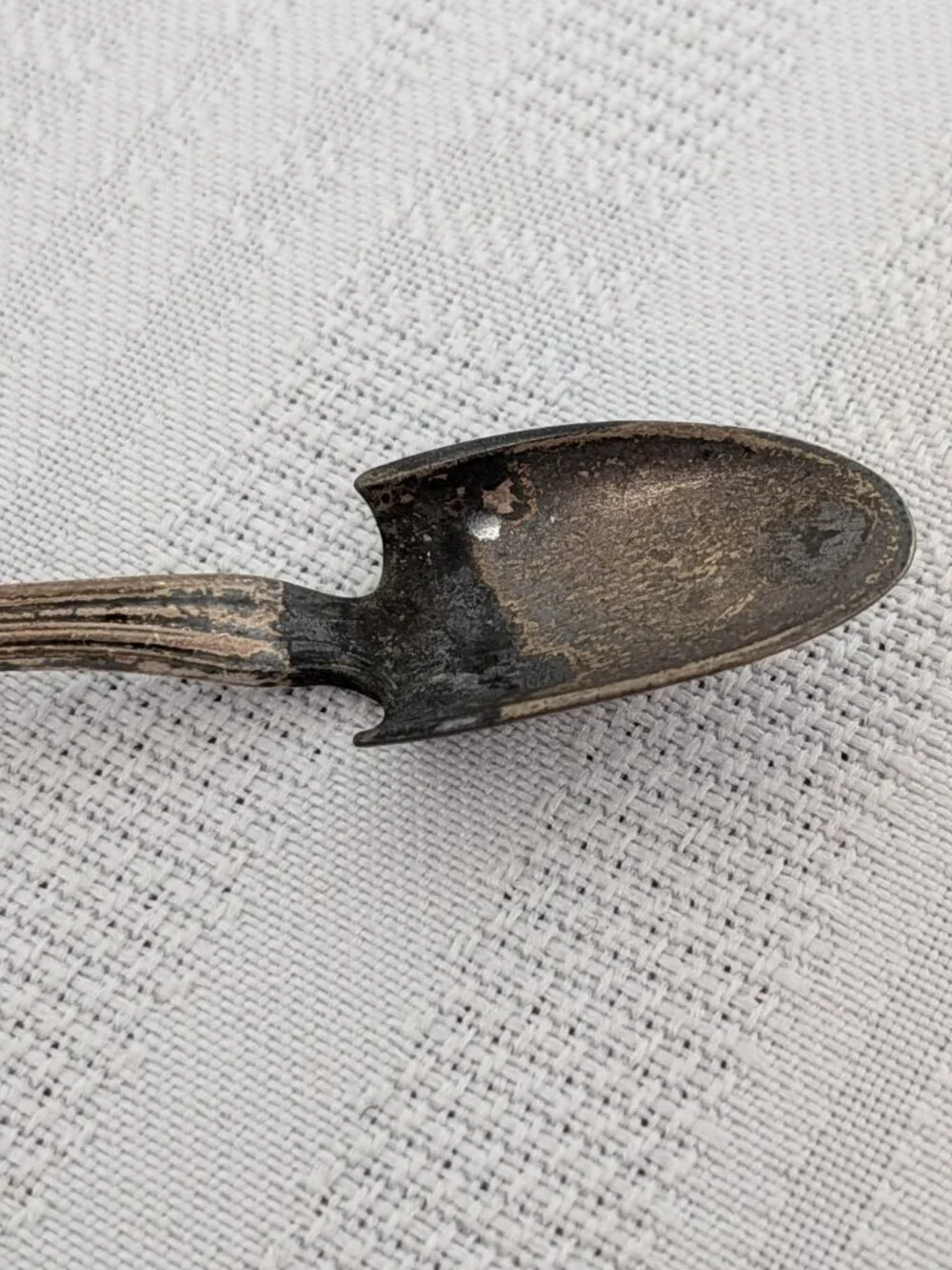 Sterling Silver Salt Spoon | Mechanics Sterling Co Early 20th Century